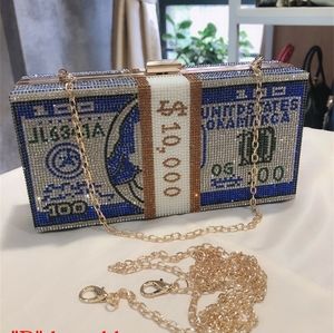 Crystal Money Evening Clutch